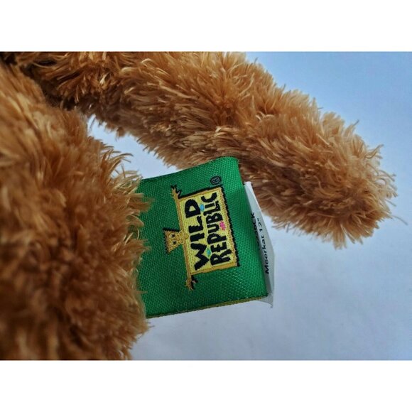 Wild Republic Meerkat 13 in Plush Prairie Dog Bandit Eyes Brown Stuffed Animal - Picture 7 of 8